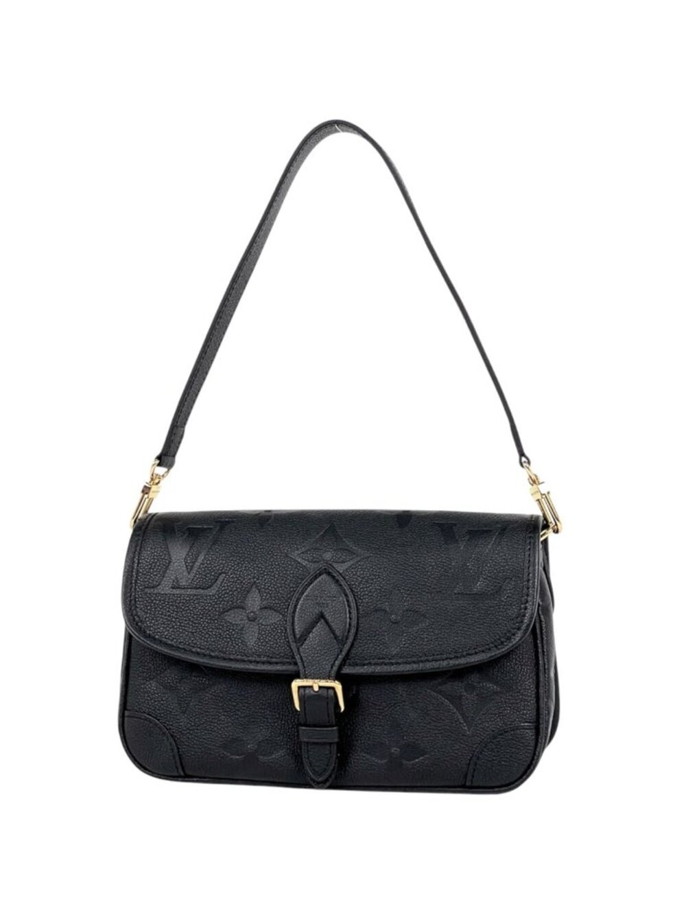 Louis Vuitton Diane Shoulder Bag 2-Way Monogram Empreinte Noir